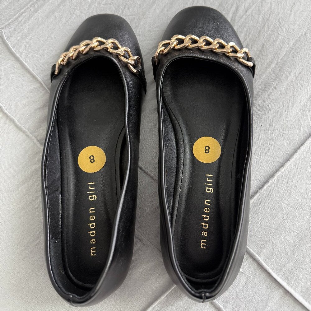 Modern Girl Black Ballet Flats